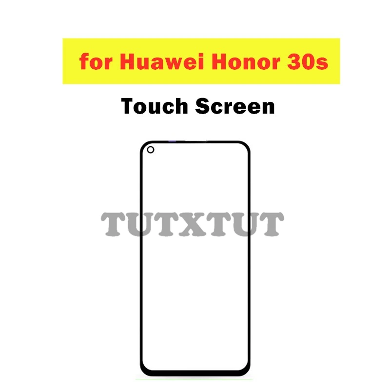 Для Huawei Honor 30s сенсорный экран стеклянная Сенсорная панель Передняя дигитайзер