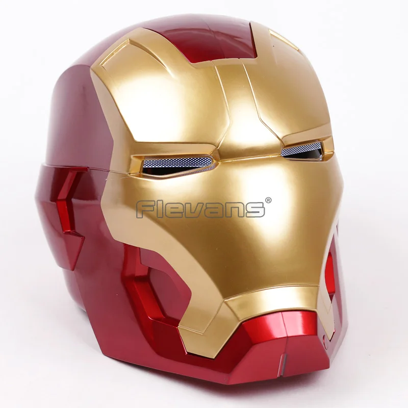 

Iron Man Adult Cosplay Motorcycle Helmet Touch Sensing Mask with LED Light Collectible Model Toy 1:1 High Quality