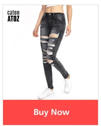 CatonATOZ 2167 джинсы с боковыми люверсами, черные обтягивающие джинсы, женские брюки, женские джинсы для женщин