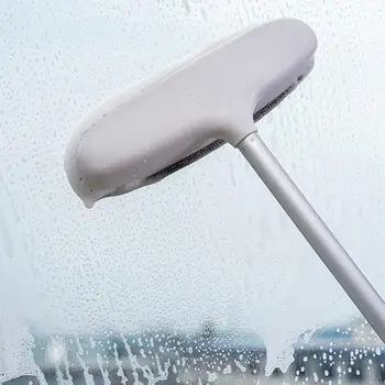 

Window Retractable Screen Brush Washing Equipment Glass Scraper Wiper Cleaning Brush Kitchen Accessories Cleaning Tool
