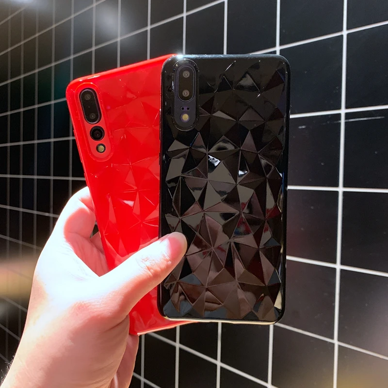 Для huawei P20 P30 mate 20 X Pro Nova 3 3i Honor 9 View Note 10 Lite 8X Play 3D Алмазный прозрачный мягкий