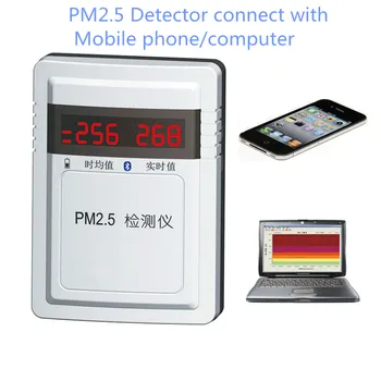 

PM2.5 detector Air quality monitor Dust particle counter PM 2.5 detector Concentration Meter Gas Analyzer Tester Connect with PC