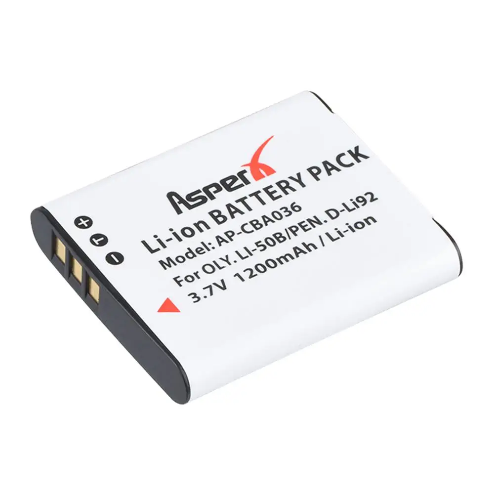 1200Mah Li-50B Bateria Li50B Li 50B Batterie Per Foto/Videocamera Li-Ion Per Olympus U6010 U6020 Per Pentax Xz-1 Sp-800Uz D-Li92 Dli92