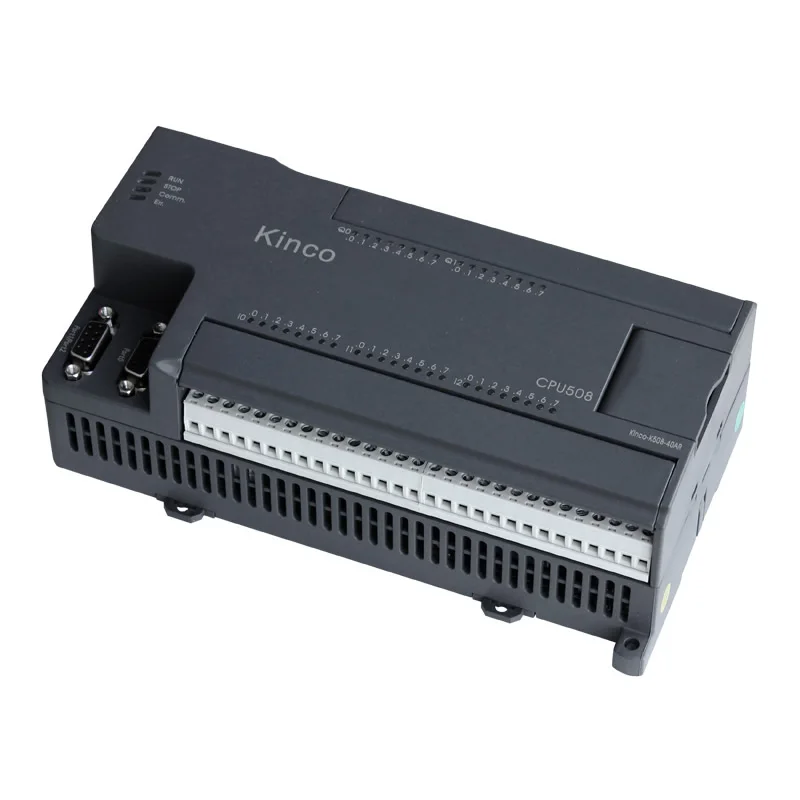 Kinco PLC K508-40AT CPU module, AC85-265V, 40-point I/O, including DI 24*DC 24V, DO 16* transistor, RS232, RS485 communication