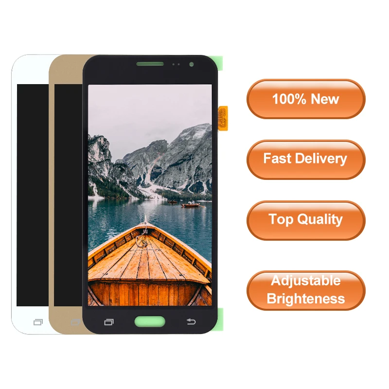 Beste J3 2016 Display Touch Screen Digitizer Vergadering Voor Samsung Galaxy J3 2016 J320 J320A J320F LCD J320M J3 J320FN Display