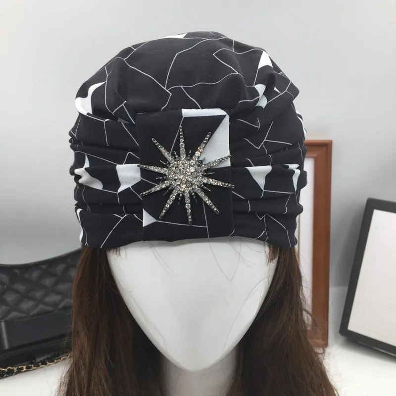 

Europe and the United States woman thin section in baotou hat turban hat fashion leisure turtleneck cap breathable yoga