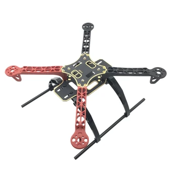 

F330 Drone Frame for RC MK MWC 4 Axis RC Multicopter Quadcopter Heli Multi-Rotor with Landing Gear(Black+red)