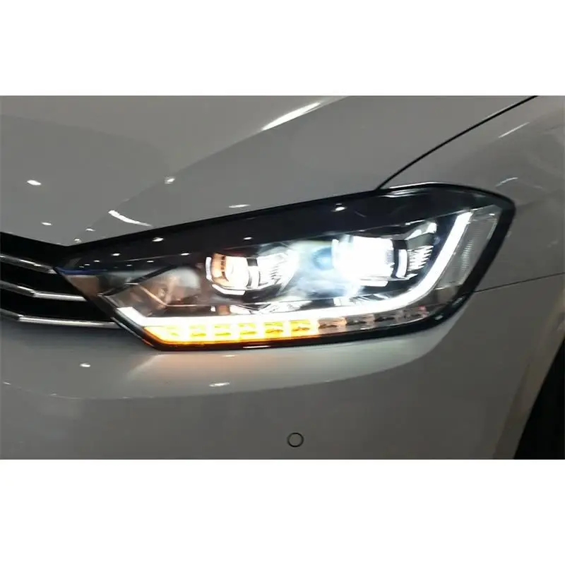 Luces Para автомобильные аксессуары Led Drl Автомобильные дневные ходовые фары автомобильные фары в сборе 17 18 для Volkswagen Golf-Sportsvan