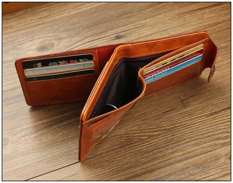 Bokinslon мужской кошелек с двумя полосками и узором в виде доллара, модный короткий кошелек для монет, повседневный мужской кошелек