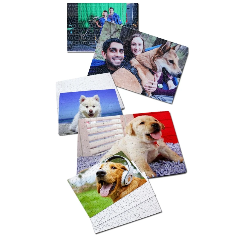 10 Packs Jigsaw Puzzles A4 A5 Sublimation Blanks Puzzles DIY Heat Transfer Craft 4