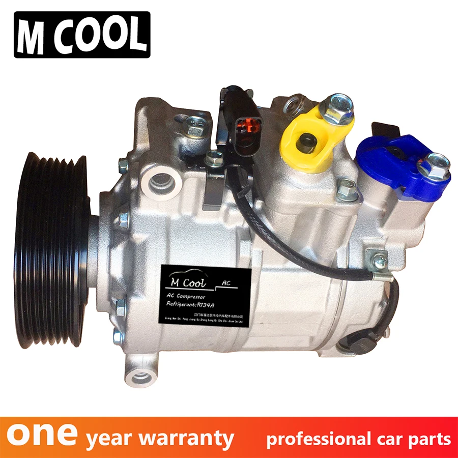 6SEU14C авто AC компрессор для автомобиля AUDI A6 2,4 2,8 3,0 2004-2011 4F0260805D 4F0260805F 4F0260805K 4F0260805Q SG 447190-4910