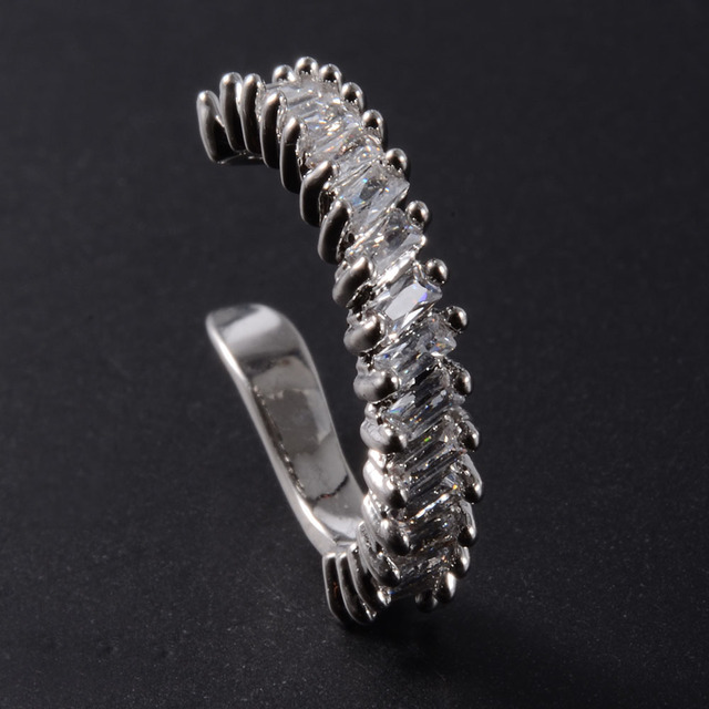 Cz Ear Cuff Ear Helix Cartilage Conch Fake Piercing Jewelry Adjustable Cz Ear Clip Non Pierced Earrings Conch Cuff Earring