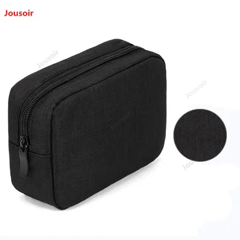 

Headphone storage bag data cable storage box portable travel bag digital accessories canvas protective cover CD50 T07