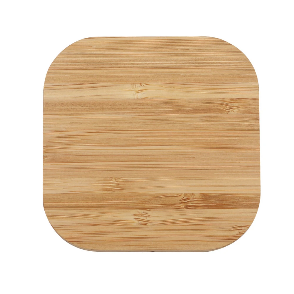 Цвет: желтый AZiMiYO Qi Fast Wooden Wireless Charger for iPhone 11 Pro XS Max XR 8 Plus Wireless Charging Pad for Samsung S10 S9 S8 S7 - Цвет: Цвет: желтый