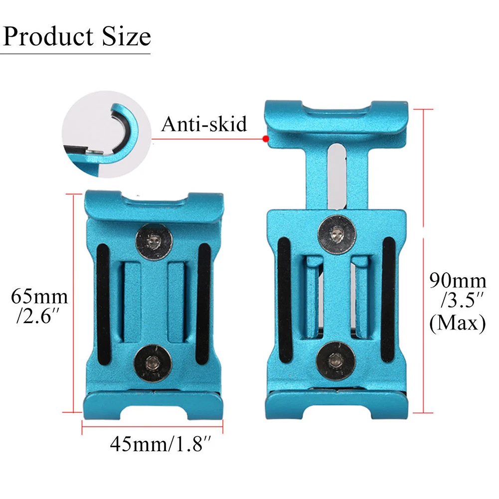 Универсальный алюминиевый Противоскользящий велосипедный держатель для телефона для iPhone samsung держатель для мобильного телефона gps Держатель Для Велосипеда Подставка для руля