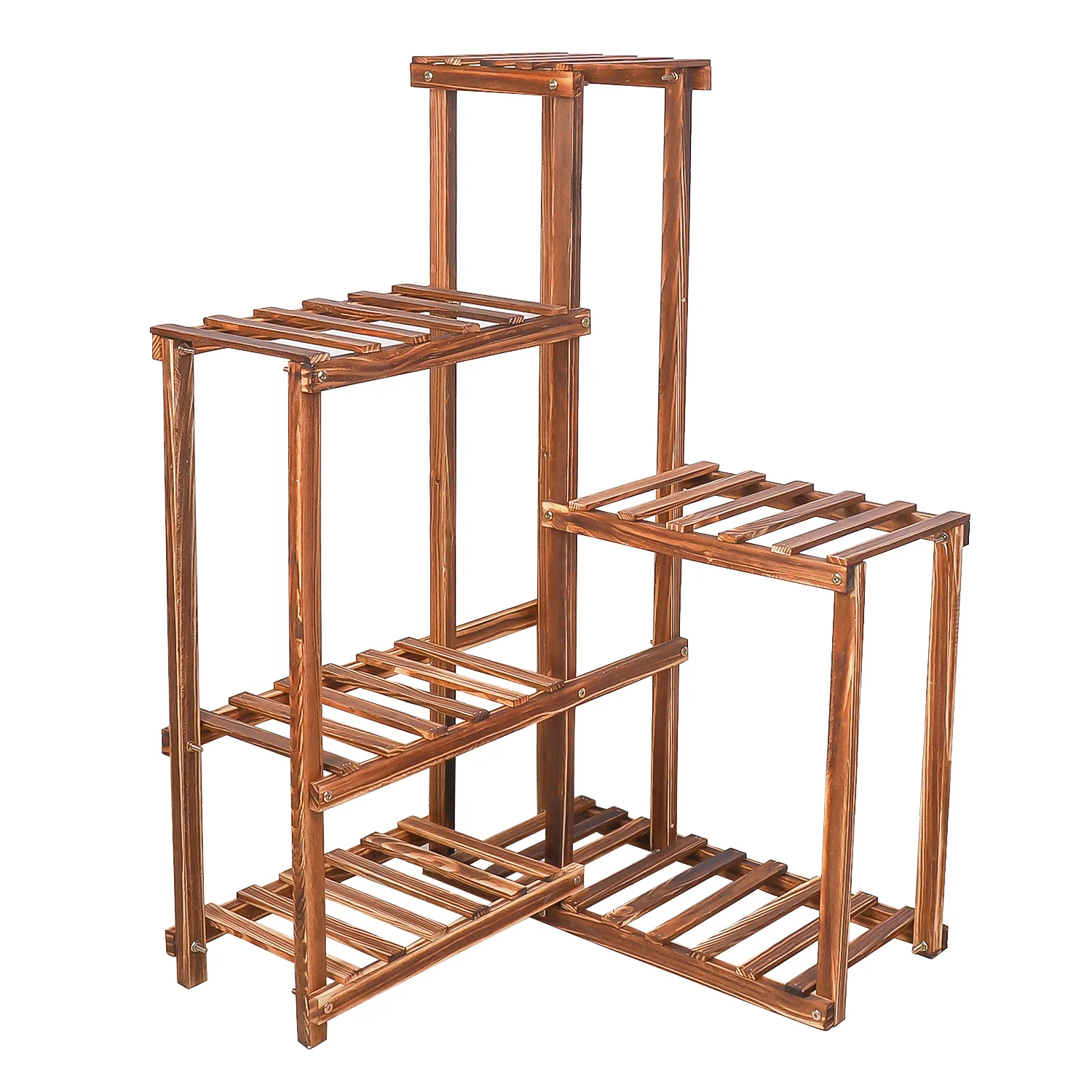 Loftie Supporto Per Piante In Legno E Metallo 75 Cm – Design Loft Per Interni/Esterni - 2
