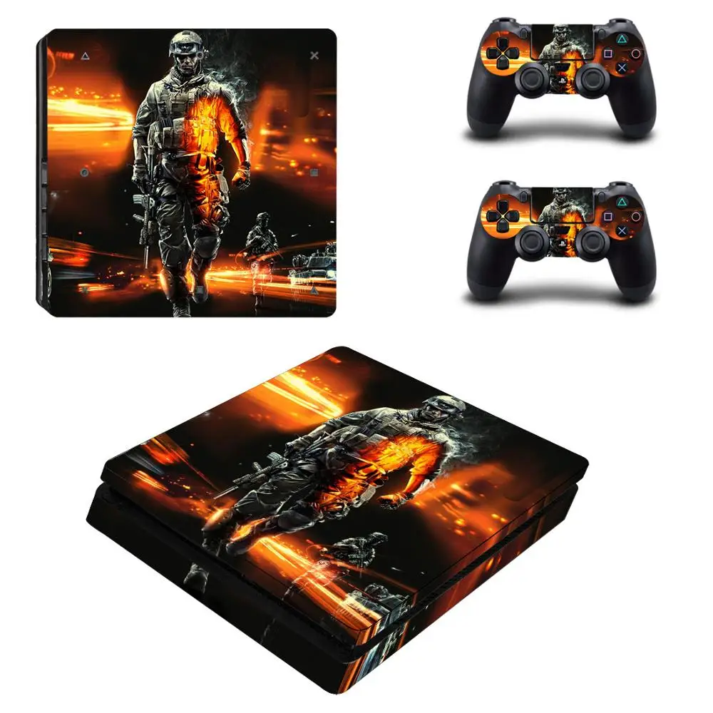Тонкая наклейка для игровой приставки PS4 с игровым боем PlayStation 4 тонкая консоли и