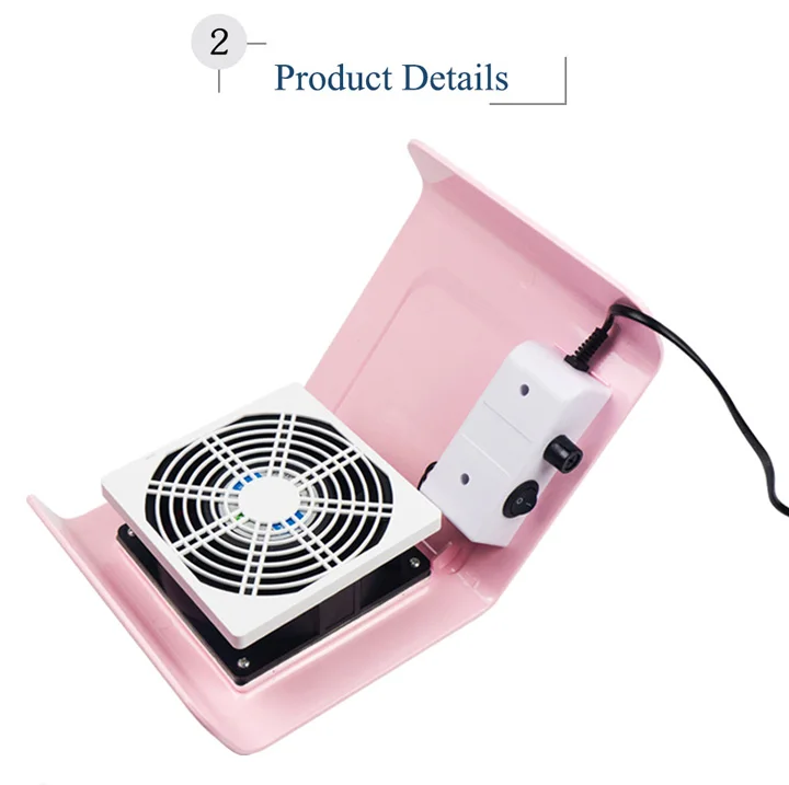 Bolsas de pó Coletor de Poeira Equipamento da Arte do Unha para o Salão de Beleza 2 em 1 Led para Manicure com 2 Lâmpada Secagem Polonês Uso Ferramenta 80w uv Gel 19 para manicure com 2 sacos de pó
