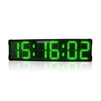Price Free Shipping Led Countdown Clock Double-sided 6 Digits Large Led Digital Marathon Race Timer Clock