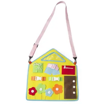 

Toddlers Busy Board - Montessori Basic Skills Toys for Toddlers - for Fine Motor Skills & Learn to Educational Learning
