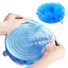 6/12pcs Silicone Lid Stretch Lids Universal Silicone Bowl Pot Lid Silicone Cover Pan Cooking Food Fresh Cover Microwave Cover ► Photo 2/6