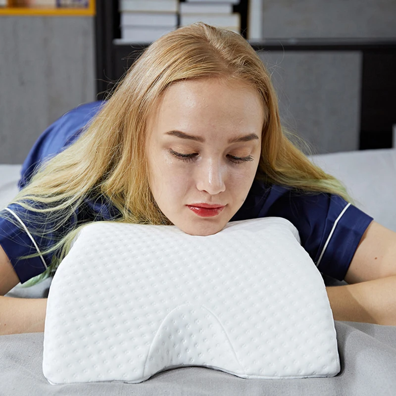 Memory Foam постельные принадлежности защитная подушка для шеи медленный отскок памяти анти-давление подушка для рук здоровье шеи пара подушка