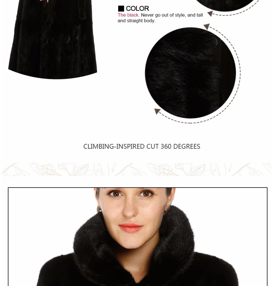 2023 New Mink Coats Women Natural Fur Coats Woman's Winter Jackets Real Fur Jacket