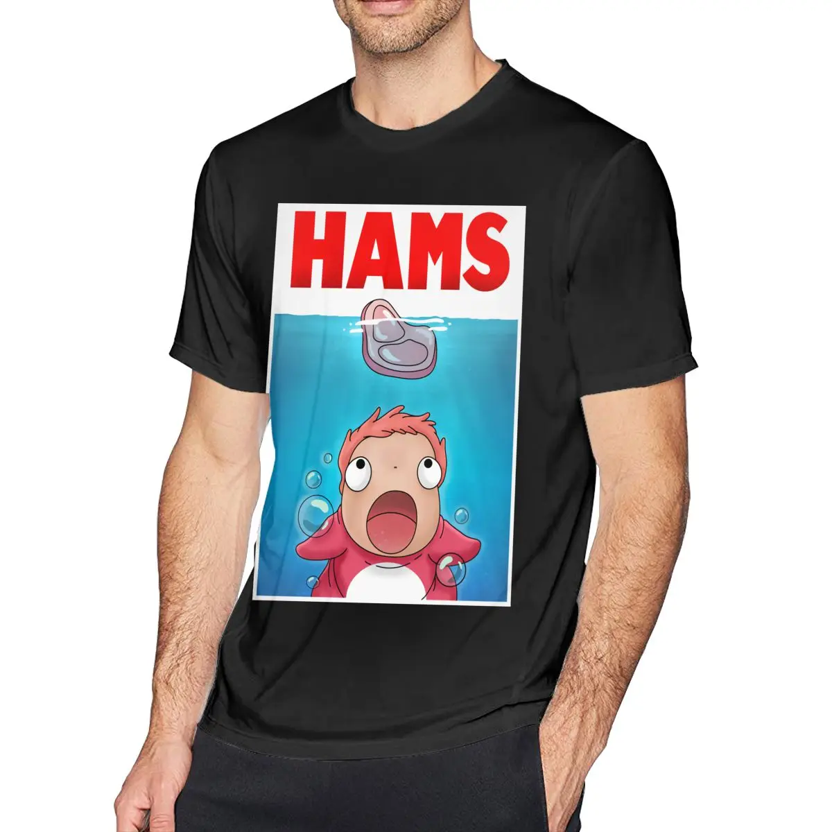 

Sea Life T Shirt HAMS T-Shirt Print Mens Tee Shirt Oversize Awesome Beach 100 Percent Cotton Tshirt