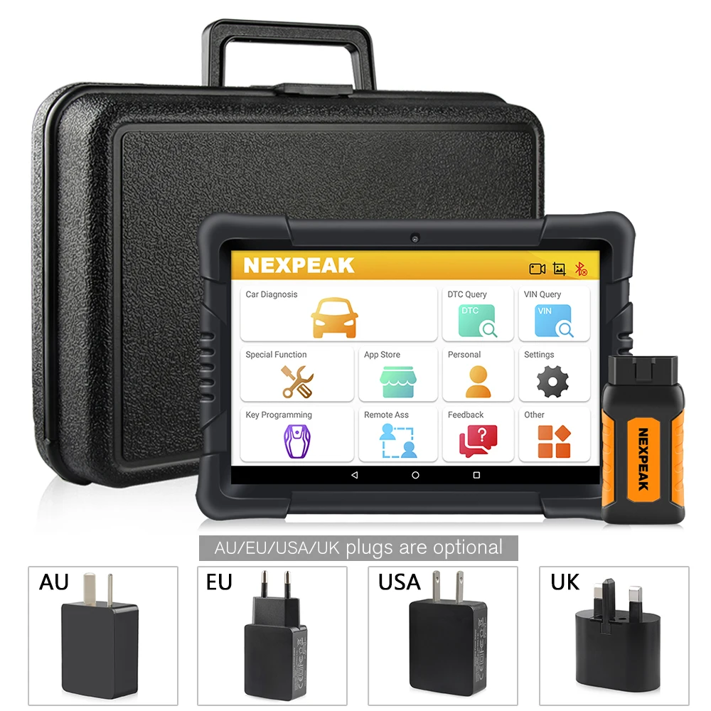 NEXPEAK Obd2 Scanner K1 Pro Car Diagnosis Universal ABS SRS DPF Oil Reset Bluetooth Auto Key Programmer Code Reader PK X6 MK808