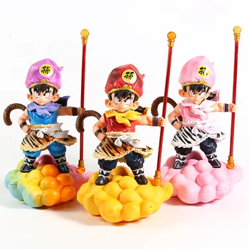 

Dragon Ball Z Kid Son Goku with Somersault Cloud Statue PVC Figure Collectible Model Toy 3 Colors