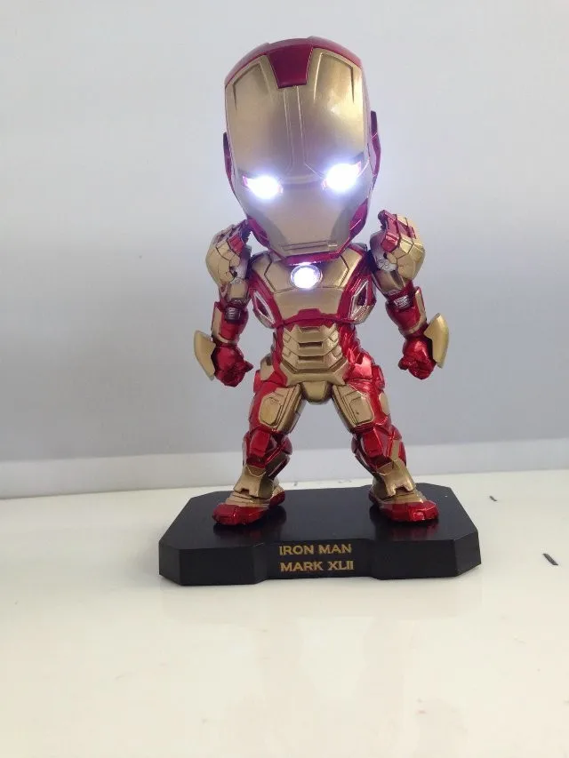 

Anime Iron Man 3 Iron Man ACE Mk42 Cute Garage Kit Boxed Decoration