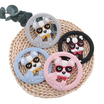 

20pcs Bulldog Baby Silicone Teethers Baby Toys Soother Luxury Teether For Teeth Silicone Teething Food Grade Silicone BAP Free