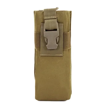 

Outdoor Tactical Water Bottle Holder Molle Radio Pouch Military Airsoft Walkie Talkie Holster Camping Hunting Canteen Water Bag