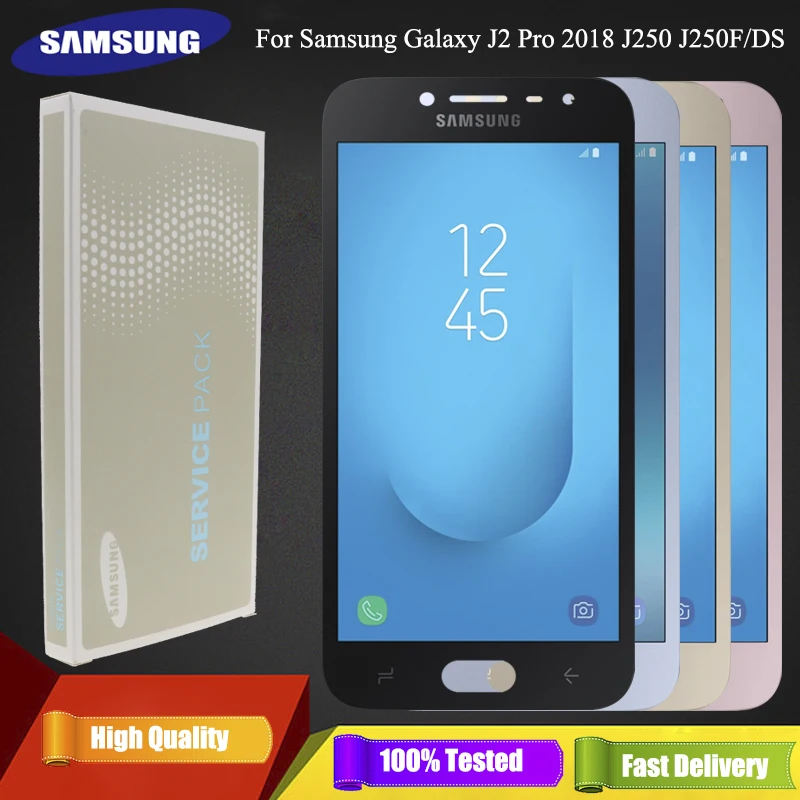 ЖК дисплей для Samsung Galaxy J2 Pro 2018 J250 J250F DS сенсорный экран дигитайзер Замена J250|Экраны