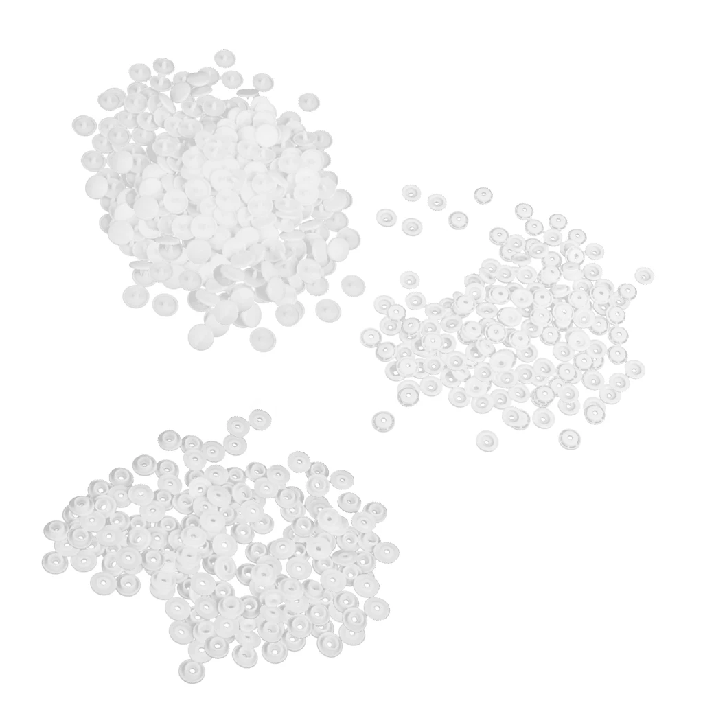 DIY Snap Buttons 200 Sets T5 Plastic Snaps No-Sew Buttons Fastener Setter for Baby Cloth Diapers Bibs Rain Coat Crafting