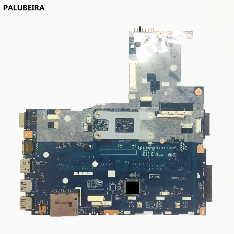 PALUBEIRA основная плата для lenovo B40-30 материнская ноутбука ZIWB0/B1/E0 LA-B102P с процессором