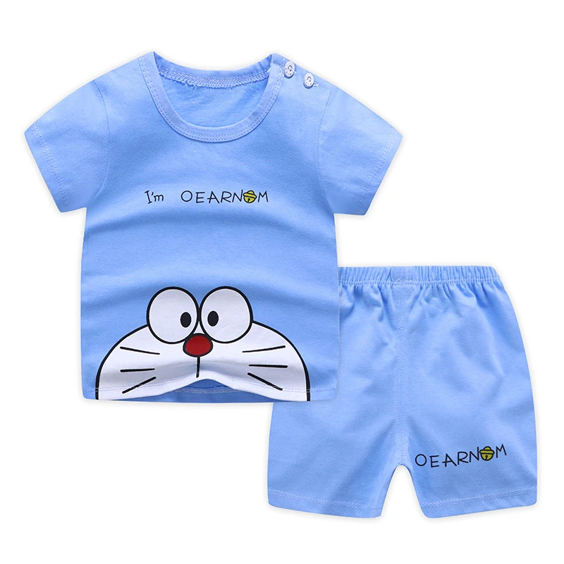 Summer Newborn Baby Boy Clothes Cartoon 