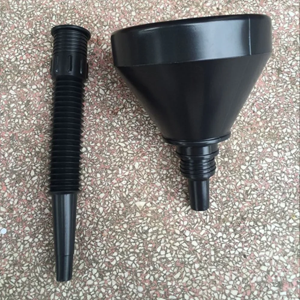 Candybarbar Plastic Funnel Can Spout For Oil Water Fuel Petrol Diesel Gasoline Universal For Auto Car Motorcycle Bike Truck 