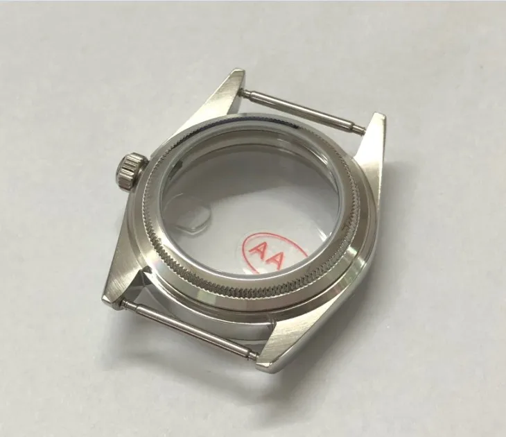 36 мм Высокое качество сапфировое стекло 316L нержавеющая сталь часы Чехол подходит ETA2824 2836 8215 автоматический механизм bk24-8