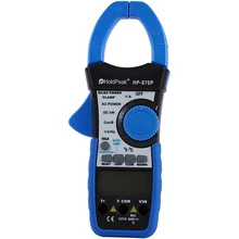HoldPeak HP-870P измеритель мощности Вольтметр переменного/постоянного тока 999.9A Амперметр тестер электронный мультиметр активная энергия диагностический инструмент