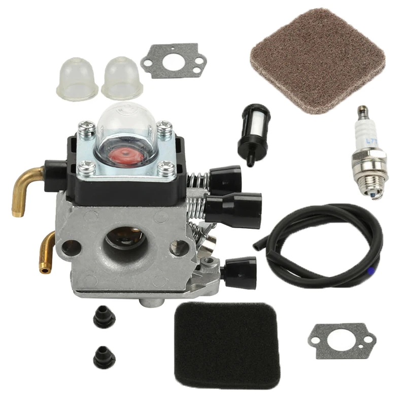 

Air Filter Carburetor Kit For Stihl FS85 FS75 FS80 Parts 0000 400 1300 String Trimmer Useful Durable