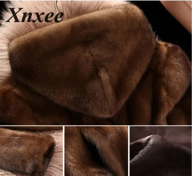 Xnxee зимний жилет из искусственного меха пальто новое модное женские средние
