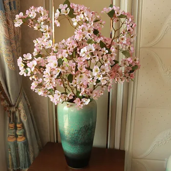 

Artificial Cherry Blossom Pear Blossom Peach Blossom Cherry Blossom Branch Wedding Decoration Artificial Flower Outdoor Decorati
