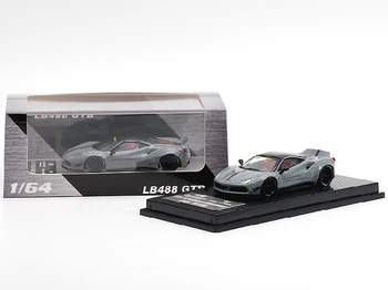 

CM Model 1:64 LB Performance 488 GTB Gray Diecast Model Car