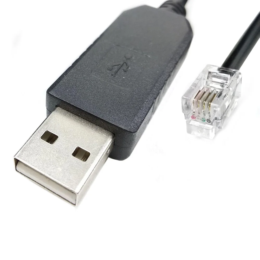 Cavo RJ9 4P4C Cavo Seriale USB A RS232 RJ9 4P4C Per Aggiornamento Firmware Telescopi Ioptron 921352