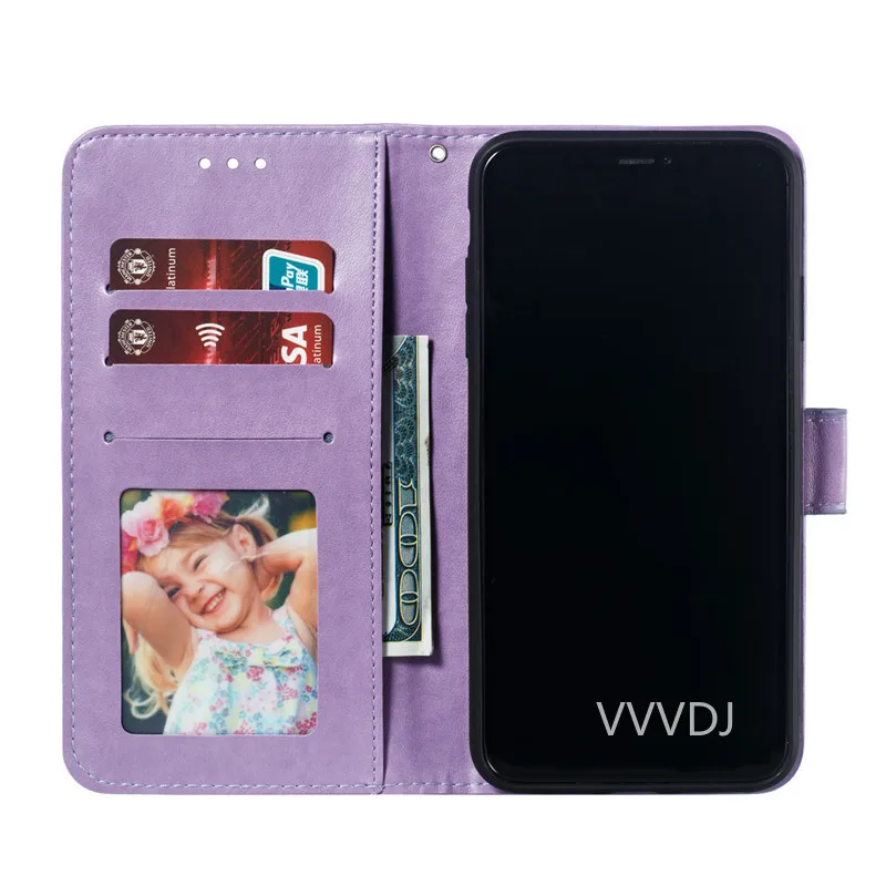 Кожаный чехол-книжка с цветочным рисунком для Samsung Galaxy S20 Ultra S10 S8 S9 A7 M31 A21 S A51 A71 A70 A50