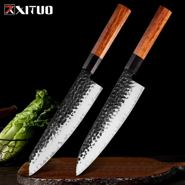 Chef Forged Professional Knife  Kiritsuke Knife Chef Knives - High Quality  Steel - Aliexpress