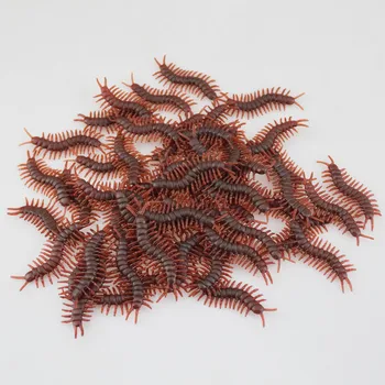 

100PCS/Lot Spoof Toy Fashion Halloween Haunted House Funny Simulation Centipede For Party Fun Toys