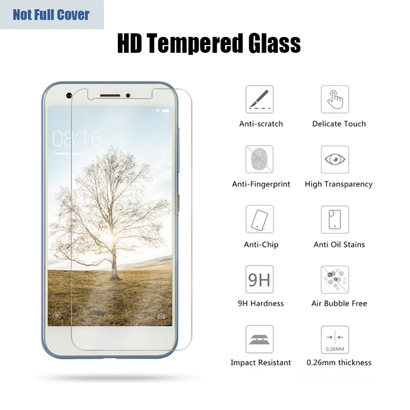 Закаленное стекло для ZTE Blade A3 A452 A460 A510 A512 A520 Защитная пленка A6 A601 A610 HD|Защитные