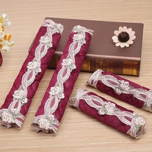 Оригинальные европейские дверные ручки перчатки стеганые ручки протектор ткани антистатические холодильник Потяните перчатки